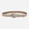Cinturón de Terciopelo Esmerilado Auténtico para Mujer Estilo Retro Todo Fósforo Moda Cinturón Decorativo con Jeans Personalizado por Fabricantes
