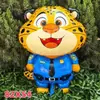 Balão de Folha de Alumínio Zootopia Raposa Nick Judy Desenho Animado Balão Infantil Decoração de Festa Adereços