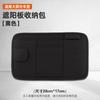 Bolsa de Maquiagem para Para-sol de Carro Clipe de Óculos para Carro em Couro Armazenamento Portátil Porta-documentos de Carro Multifuncional Porta-CDs