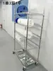 Estante de Material SMT, Estante de Malla de Alambre Giratorio, Bandeja de Componentes Electrónicos SMT de Pico Único y Doble Pico, Estante de Almacenamiento Antiestático