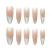 Azul Marinho Gradiente Francês Exquisito Olho de Gato Alta Qualidade Elegante Estilo Menina Estilo Irmã Real Manicure 30-t Manicure Usável
