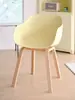 Silla de Comedor para el Hogar Respaldo Engrosado Silla de Plástico Lujo Ligero Sentido Avanzado Silla para Negocios Silla de Ocio para Restaurante Silla de Repuesto