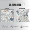 Funda de almohada floral fresca transfronteriza, cojín grande para sofá de oficina, cojín de sala de estar extraíble y lavable, almohada para respaldo, estilo vintage