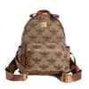 Mochila Personalizada Estampada Europea y Americana Tejido para Mujer Lona de Alta Gama Mochila de Viaje de Alta Gama Mochila Escolar para Estudiantes de Alta Gama