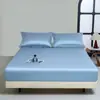 100 peças Lençol de baixo com elástico de algodão de fibra longa de Xinjiang peça única algodão puro todo em algodão cetim colcha protetor de colchão Simmons capa de cama