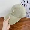 Gorra de Béisbol Bordada Estilo Coreano para Mujer, Primavera y Verano, Casual para Exteriores, Protector Solar, Visera Curva, Delgadora para la Cara, Pico de Pato, Tendencia Ins