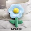 Accesorios de resina de girasol pintados pegamento cremoso funda de teléfono DIY accesorios para el cabello llavero pegatina para refrigerador hebilla de zapato pegatina para taza