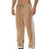 Calça Esportiva Masculina Nova de Veludo Cotelê com Listras Simples Americana Casual Solta Ami Kaji Primavera e Verão Transfronteiriça