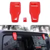 Adecuado para modelos Jeep Wrangler 18-24, accesorio de pegatina de cubierta de cerradura de maletero ABS modificada