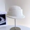 Boina de Lã Japonesa Retrô com Aba Virada para Cima para Mulheres, Boina de Moda Elegante e Versátil, Chapéu de Domo Quente para o Inverno