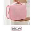 Bolsa de lavado con gancho de viaje de nuevo color, bolsa de almacenamiento colgante, bolsa de organización portátil, bolsa de cosméticos plegable para mujer