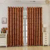 Cortinas Jacquard Negras de Color Pluma Transfronterizas en Estilo Minimalista Moderno Europeo y Americano, Venta al por Mayor de Fabricantes de Amazon