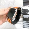 Compatible con correas Apple Watch de 8.ª y 7.ª generación, universales, de silicona de tres cuentas y dos colores.