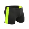 Bermuda de Natação Masculina Plus Size para Pessoas Fortes Moda Color Block Boxer Bermuda de Natação Casual Solta com Cadarço Calças de Praia para o Litoral