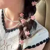 Acessório de Cabelo Princesa Estilo Wang Yuwen, Presilha Pequena Rosa, Mini Grampo para Franja, Mini Presilha de Flor