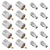 UHF-3 PL-259 Engarzado RG58/RG142 Línea RF SL16 Conector de Engarzado UHF Juego de Tres Piezas Cabezal RF