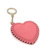 Venta caliente transfronteriza llavero de cuero en forma de corazón PU coche lindo colgante de llave bolso versátil colgante para teléfono móvil