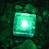 Amazon Transfronterizo Lámpara de Baldosa de Piso LED Solar de Vidrio Lámpara Subterránea Exterior Patio Impermeable Lámpara de Césped Lámpara Decorativa D