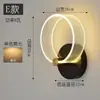 Luminária de parede LED para cabeceira de quarto, sala de estar, corredor, varanda, escada, interior, criativa, controle remoto, dimerização contínua, luminária de cabeceira para quarto