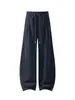 Outono de 2026 Novo Estilo Sombra Zero Parede Imitação Old Money Jeans Calça de Perna Curva M-5XL HK261144-Especial P38