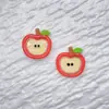 Rodajas de Manzana Transparentes Grandes Exportación Transfronteriza Accesorios de Resina DIY Funda para Teléfono Móvil Hebilla para Agujero de Zapato Accesorios para el Cabello Materiales Decorativos