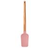 Espátula de silicona con mango de madera al por mayor de fábrica, espátula para mezclar crema y pasteles, herramientas de cocina para hornear
