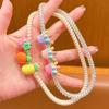 Novos Acessórios de Cabelo de Desenho Animado para Crianças, Faixas de Cabelo Multifuncionais com Anel de Telefone, Tiaras para Meninas Pequenas, Laços de Cabelo Fofos