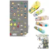 Novos Adesivos 5D Embossados para Nail Art Adesivos de Natal Boneco de Neve Floco de Neve Papai Noel Desenho Animado Estéreo Adesivos Adesivos para Unhas