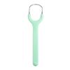 Limpiador lingual especial transfronterizo de acero inoxidable 304 raspador lingual en forma de Y de acero inoxidable con mango único raspador lingual en forma de U