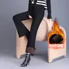 Pantalones Acampanados Sueltos de Cintura Alta para Mujer Otoño/Invierno 2026, Forrados de Felpa, Engrosados, Estilo Coreano, Elegantes, Cómodos, Pantalones Casuales