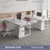 Escritorio de Oficina Escritorio de Oficina Hogar Gabinete con Cajones Mesa para 2 Personas Combinación de Mesa y Silla Mesa Moderna Simple