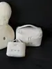 Bolsa de Maquillaje Nueva de Gran Capacidad Flor con Espejo Bordado de Poliéster Almacenamiento de Viaje Neceser Bolsa de Maquillaje Compartimentada