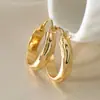 Brincos geométricos de alta qualidade e luxo, muito vendidos no exterior, brincos de cobre 18k, simples, modernos, com fecho de pressão redondo, estilo Ins