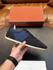 Tênis casuais de cano baixo combinados de camurça e couro genuíno para homens, sapatos esportivos versáteis de sola grossa transfronteiriços LP para o trajeto diário