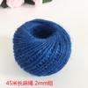 Corda de cânhamo colorida para jardim de infância, multi-fios coloridos Vermelho Amarelo Azul Verde, corda de cânhamo decorativa, fio de cânhamo tingido naturalmente, feito à mão para DIY