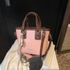 Bolsa de balde com textura casual 2025 primavera design de nicho tendência nova moda feminina simples bolsa de ombro transversal