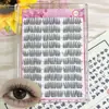 Kit de Cílios Postiços Transfronteiriços Grande Capacidade Grupo Feminino Cílios Postiços Espelho de Palco Segmentados Naturais Diários Olhos Inteligentes