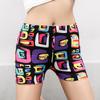 Verano Pantalones de Tres Cuartos Leggings para Mujer Delgados Ropa Exterior Pantalones de Seguridad Estampados Pantalones para Mujer Suaves Ajustados Adelgazantes Gran Elástico