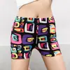 Pantalones Finos de Tres Puntos para Primavera y Verano Pantalones de Seguridad Impermeables para Carne Pantalones Cortos de Uso Exterior Leggings con Estampado de Leopardo Moda Sexy Adelgazante para Mujer
