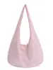 Bolsa de Lona para Mulheres, Grande Capacidade, Novo Modelo 2025, Versátil de Verão Simples Bolsa de Ombro e Axila, Bolsa Tote para Aula de Estudante Universitário