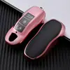 Adecuado para funda de llave de nuevo Porsche Macan modificada 718 Cayenne Palamela 911 carcasa de llave de coche