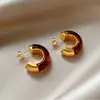 Pendientes de Trébol de Cuatro Hojas Maillard de Aguja de Plata Estilo Hong Kong Retro Elegantes Pendientes para el Trabajo Moda Femenina Lujo Ligero Pendientes de Gama Alta
