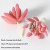 Suculentas Simuladas Cuidadosamente Selecionadas, Decorações de Plantas Verdes, Combinação de Mini Ornamentos de Cacto, Bonsai de Vaso de Suculentas