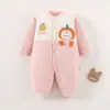 Mono para Bebé Recién Nacido Jingqi Otoño e Invierno Acolchado Ropa para Recién Nacidos Otoño Ropa para Bebé Niño y Niña Ropa para Gatear