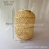 Lámpara Colgante de Linterna de Bambú Pantalla de Lámpara Japonesa Wabi-Sabi Zen Nuevo Estilo Chino Casa de Huéspedes Sala de Té Restaurante de Hot Pot Linterna de Bambú en Stock