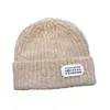 Gorro de Punto Digital con Logo Cuadrado Nuevo Invierno Circunferencia de Cabeza Grande Gorro para el Frío Cálido Engrosado Protección para Orejas Gorro de Lana Mismo Estilo para Hombres y Mujeres