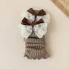 26 meias 3/4 Lolita infantis para meninas, estilo balé, laço fofo, meias brancas com camadas, aquecedores de perna de outono e inverno