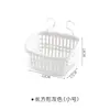 222 Cesta Colgante para Ropa Sucia Dormitorio Baño Cubo para Ropa Sucia Cesta Colgante Inodoro Cesta de Almacenamiento de Plástico Ahorro de Espacio Montada en Pared