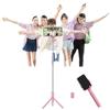 Palo selfie trípode Bluetooth J861 Soporte para teléfono para exteriores Transmisión en vivo de Tiktok Anillo de luz LED Portátil
