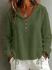 2026 Otoño/Invierno Nuevo Moda Casual Transfronteriza Europea y Americana de Color Sólido con Botones y Capucha Camisa de Manga Larga Top para Mujer